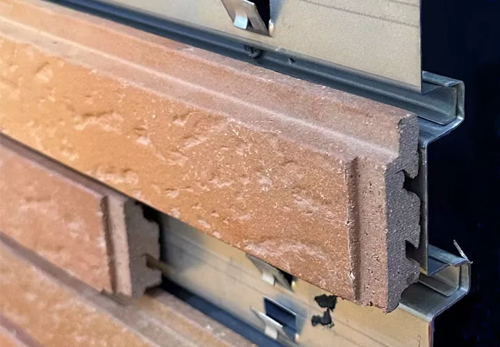 TerraFix™外墙砖干挂系统 - 安全、高效的幕墙干挂方案，陶土砖|劈开砖|上海外墙砖干挂