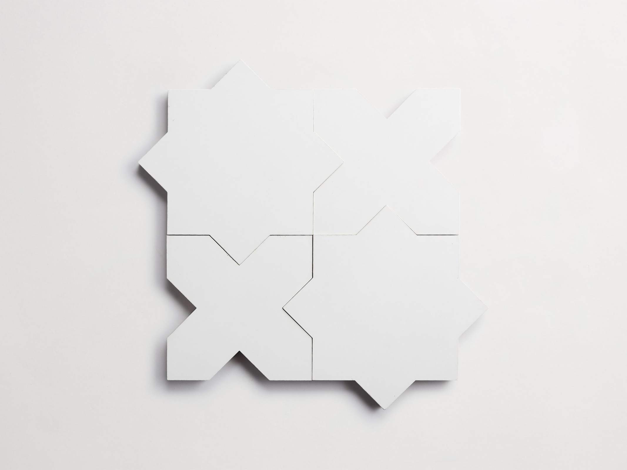 十字星形陶土砖 哑光饰面 实心砖露台可用 砌筑花砖AT506