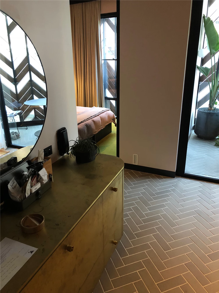 粘土地砖 现代简约奢华湿贴陶砖 方形平面烧结砖-ATF821